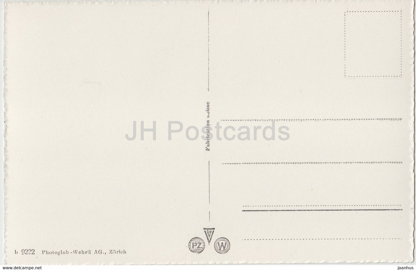 Zurich - Bahnhofplatz - Grossmunster - Bahnhofstrasse - tram - boat - 9222 - Switzerland - unused