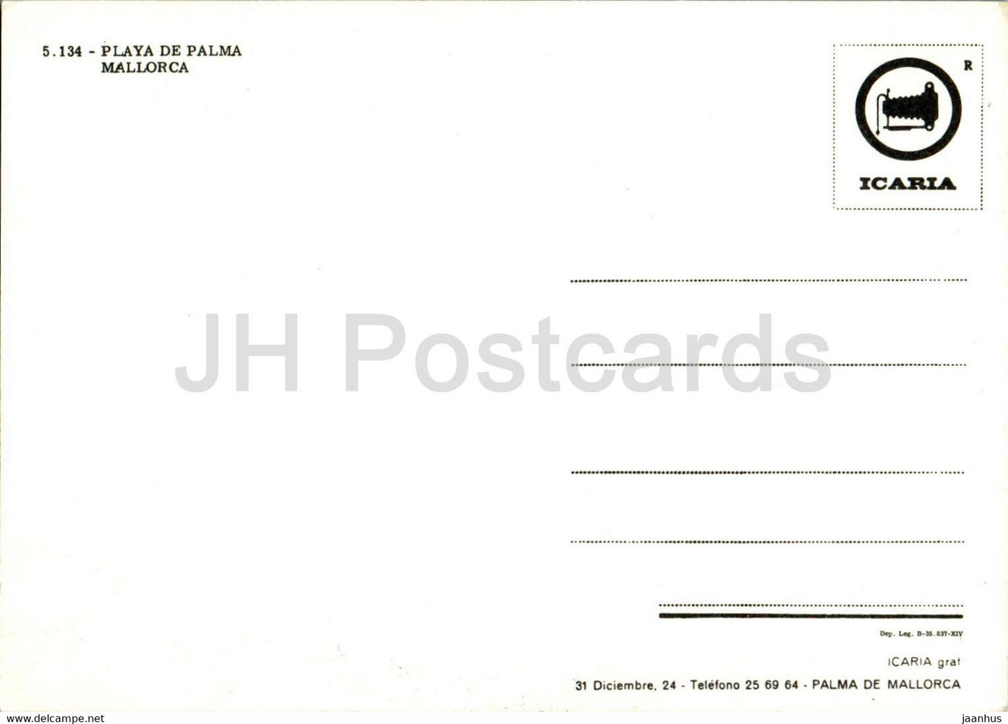 Playa de Palma - El Arenal - Mallorca - 5134 - Spain - unused