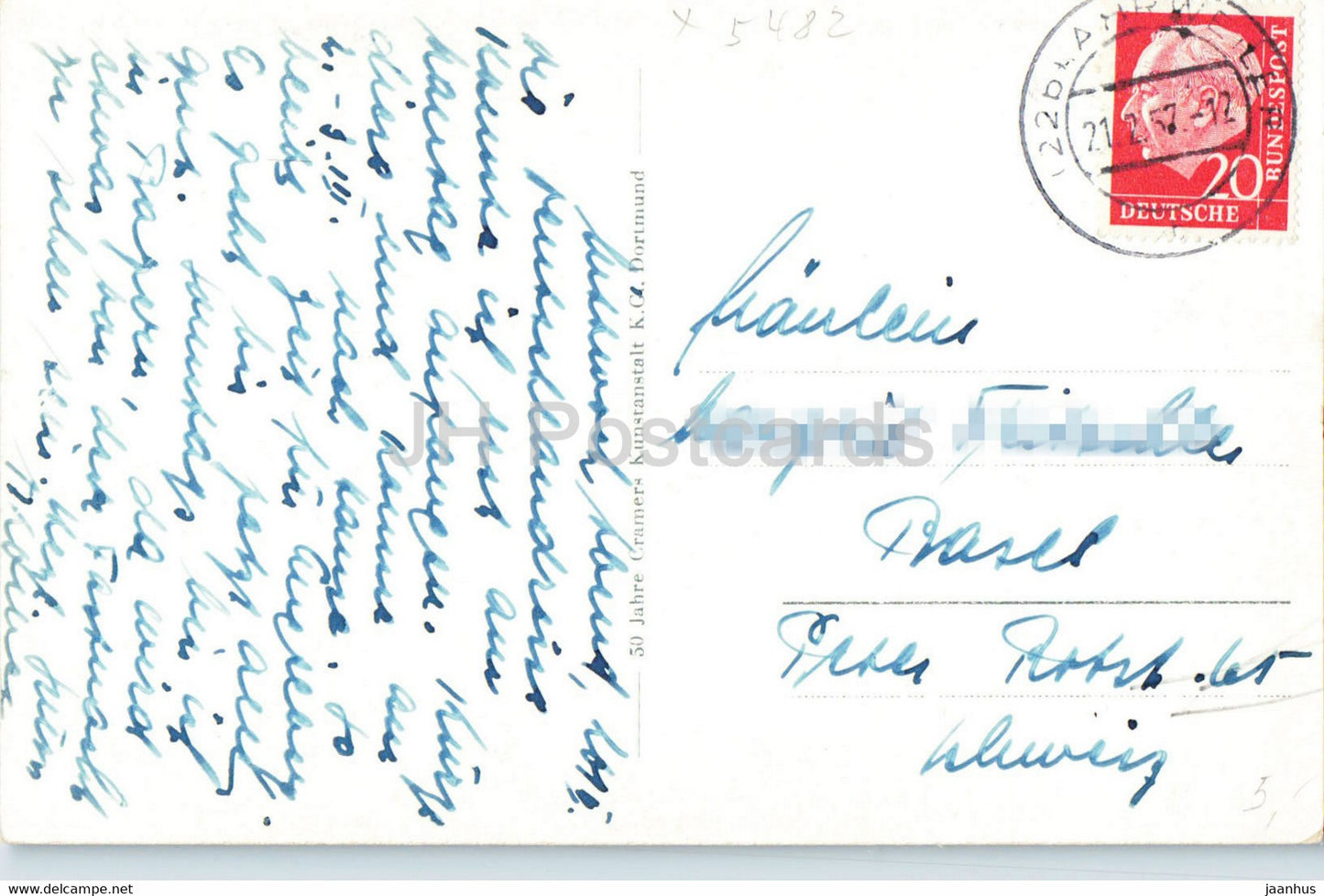 Gruss aus Ahrweiler - carte postale ancienne - 1957 - Allemagne - utilisé