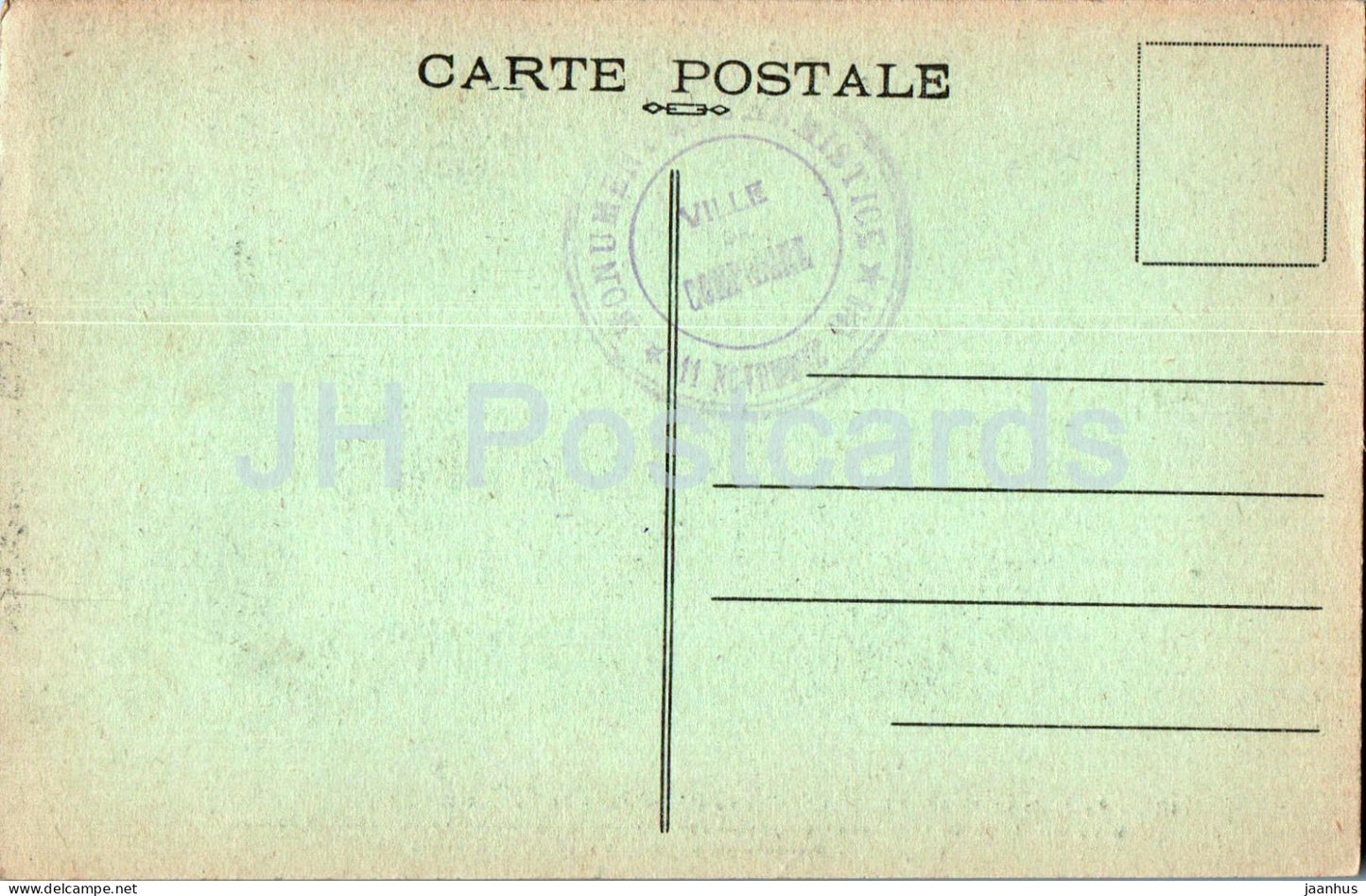 Forêt de Compiègne - Clairière de l'Armistice - La Dalle Centrale - 406 - carte postale ancienne - France - inutilisée