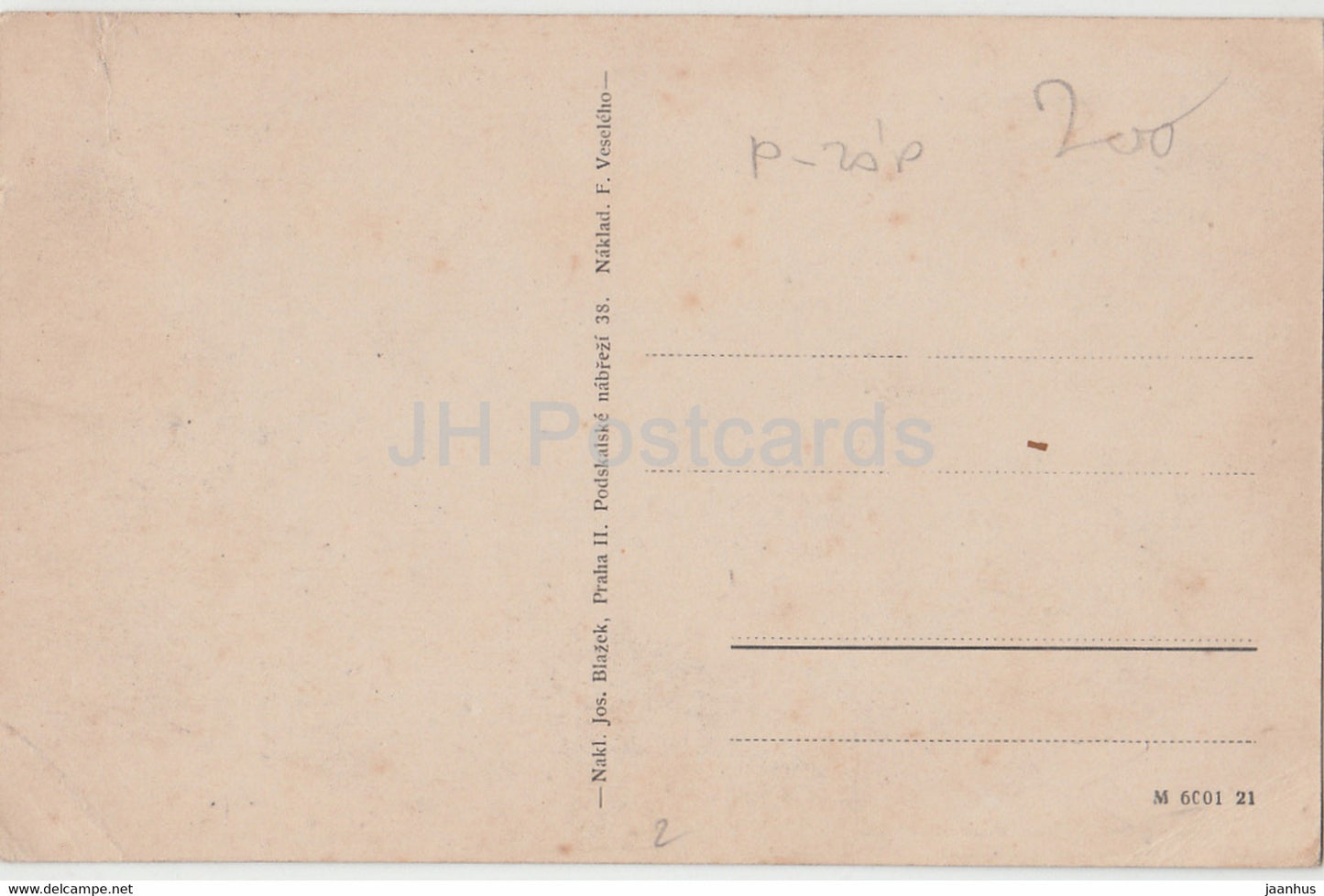 Cernosice - old postcard - Czech Republic - Czechoslovakia - unused