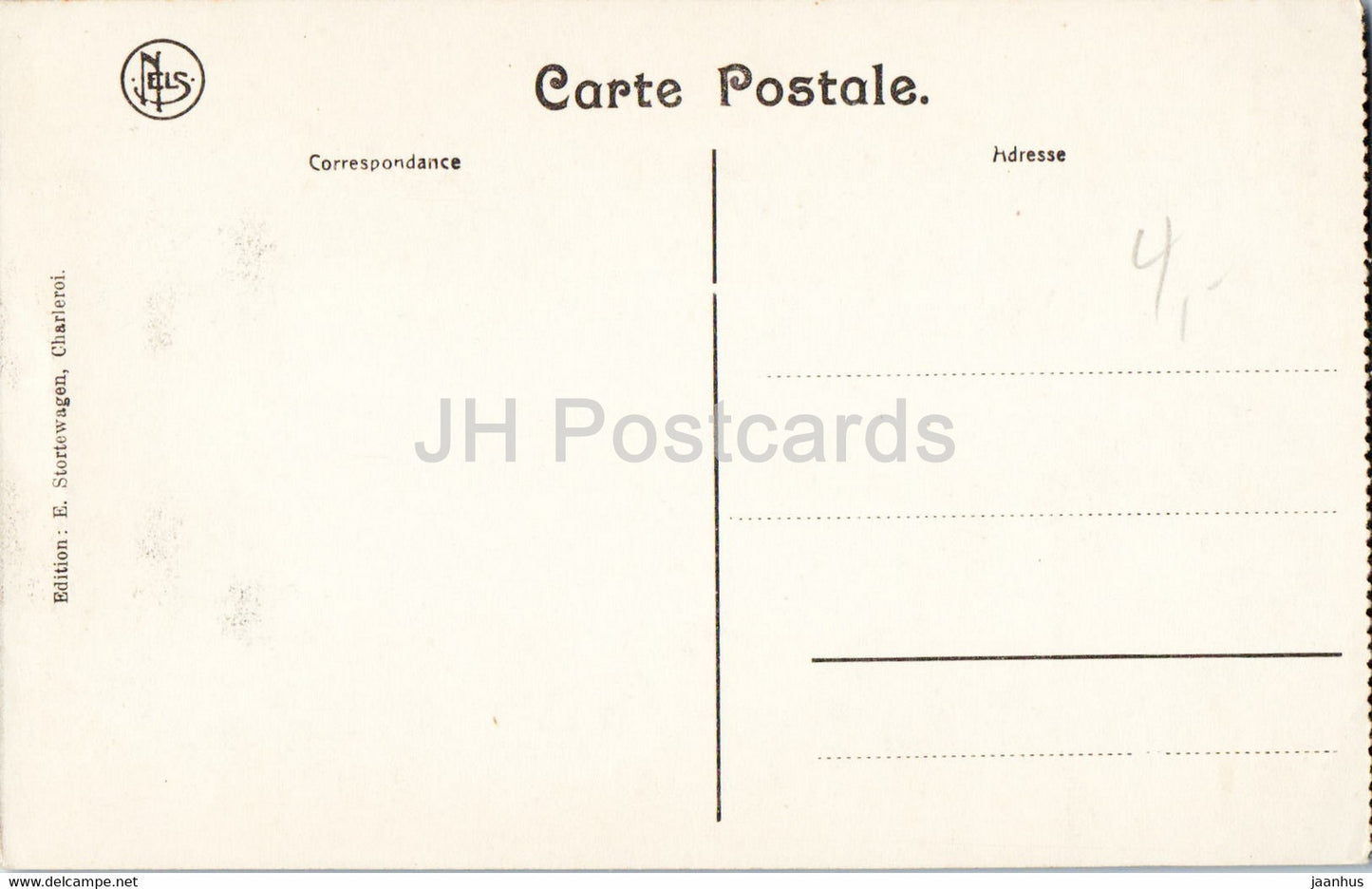 Charleroi - Eglise de la ville Basse - Kirche - alte Postkarte - Belgien - unbenutzt