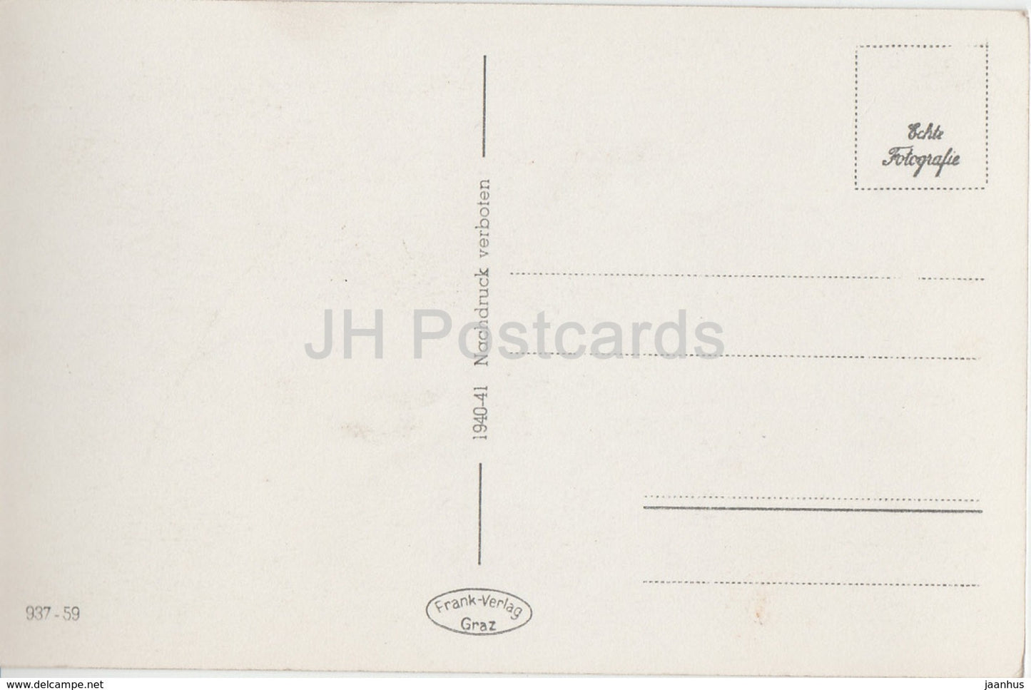 Semmering - Hotel Erzherzog Johann u Panhans mit Raxalpe - 937-59 - alte Postkarte - Österreich - unbenutzt