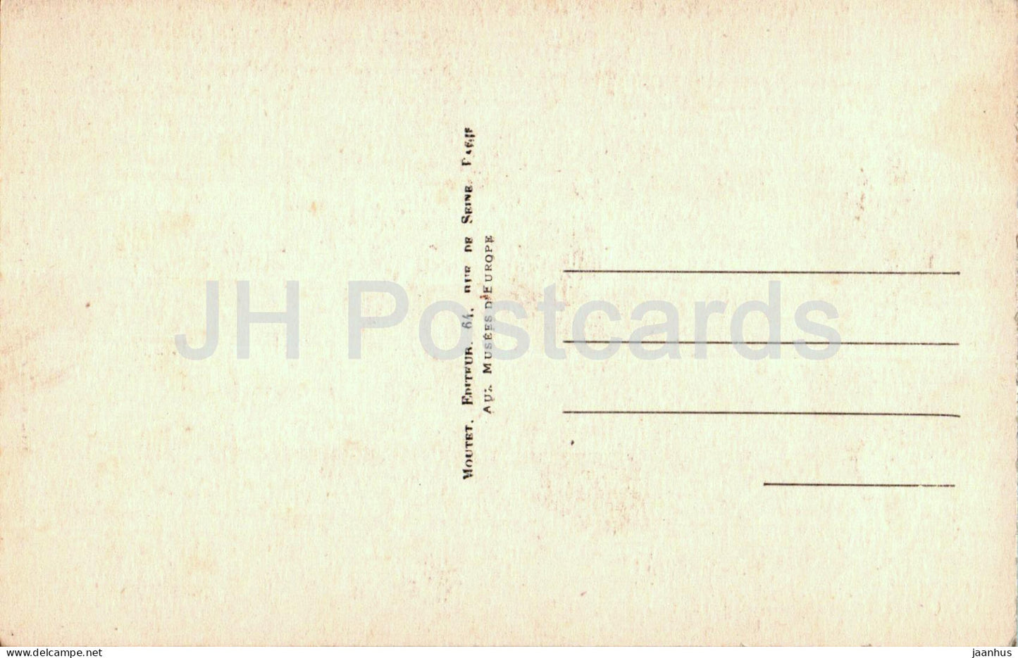 Vezelay - Basilique de la Madeleine - cathedral - 12 - old postcard - France - unused