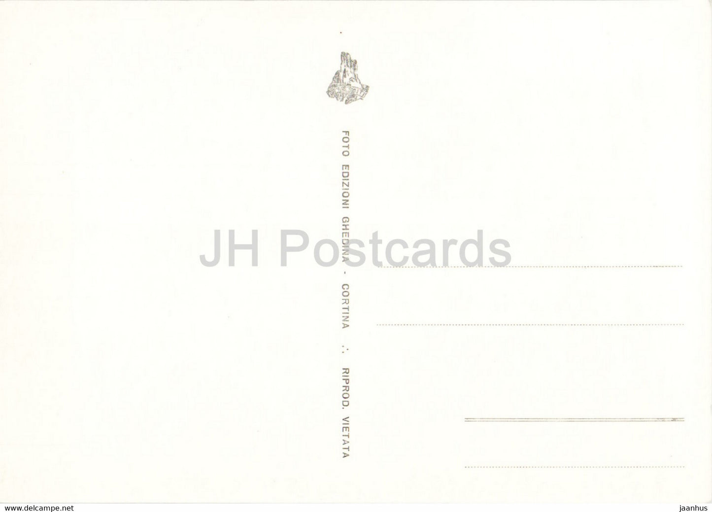 Val di Fassa - S Giovanni e Vigo - Il Catinaccio - alte Postkarte - Italien - unbenutzt