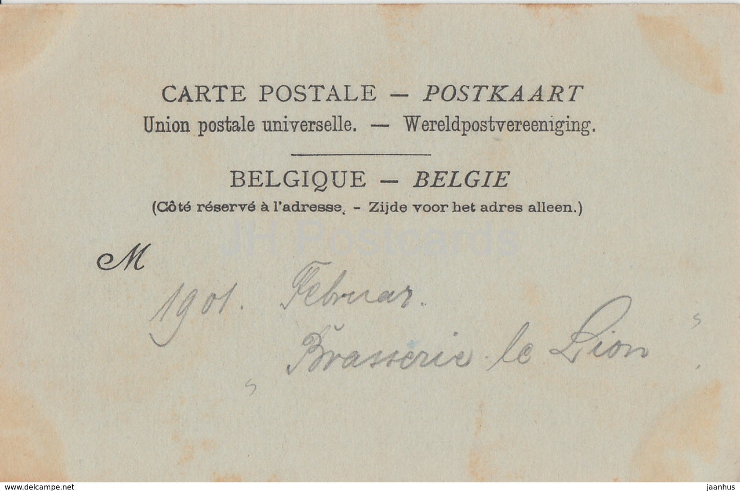 Anvers - Antwerpen - Antwerp - Panorama et le bas Escaut - old postcard - 1901 - Belgium - used