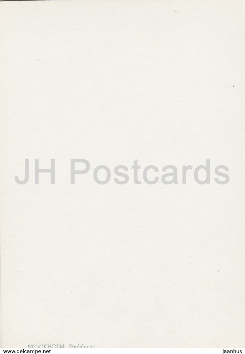 Stockholm - Stadshuset - Schweden - unbenutzt