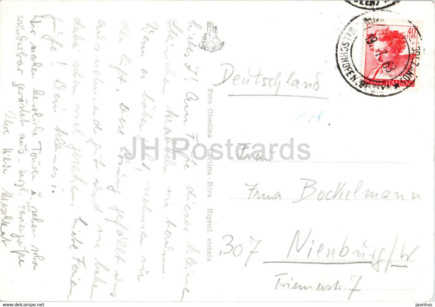 Il Catinaccio - Da Carezza - Rosengartengruppe - 1963 - Italy - used