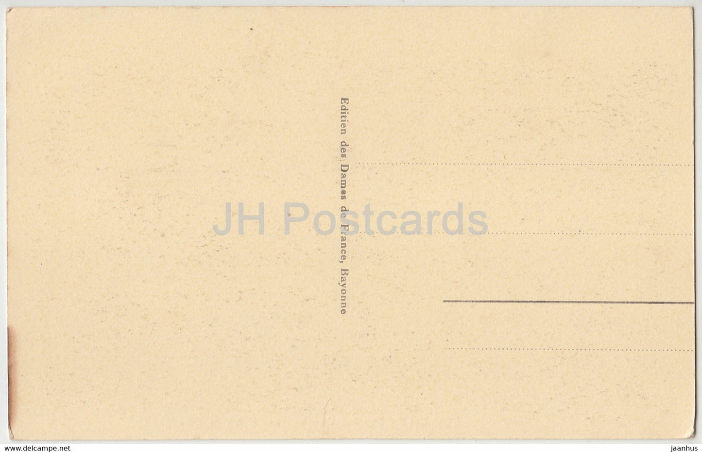 Biarritz - Château Basque - Les Bains du Port Vieux - château - 31 - carte postale ancienne - France - inutilisée