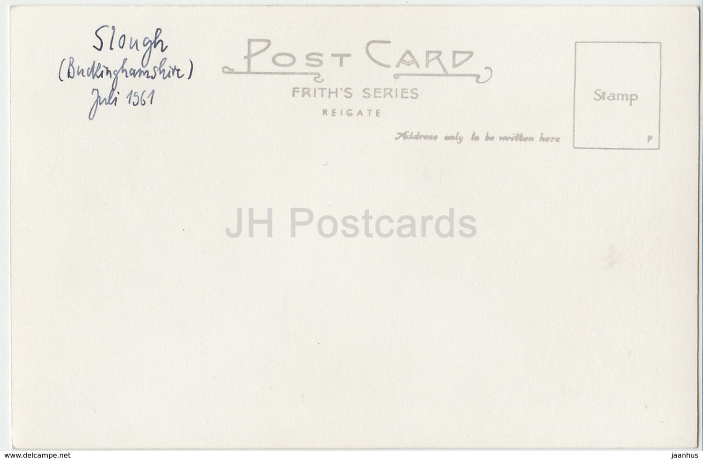 The Park Slough - SGH. 6 - 1961 - United Kingdom - England - used