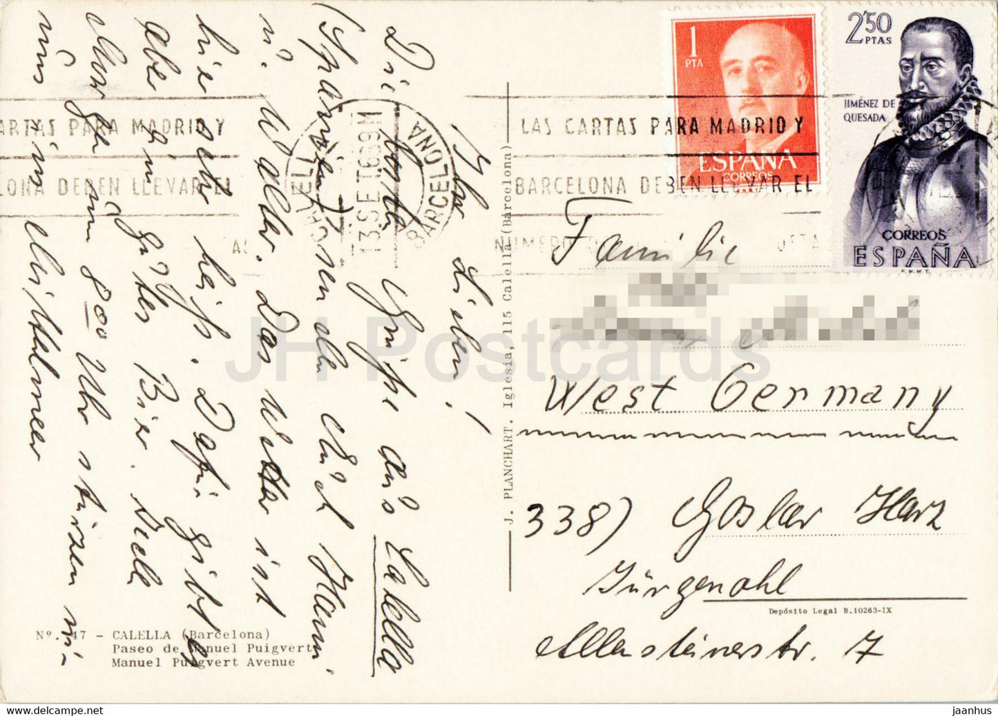 Calella - Paseo de Manuel Puigvert - chien - animaux - 47 - Espagne - utilisé