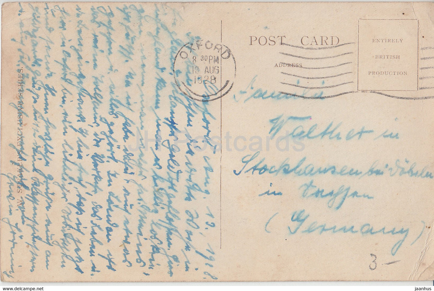 London - Embankment - Somerset House and Cleopatra's Needle - old postcard - 1928 - England - United Kingdom - used