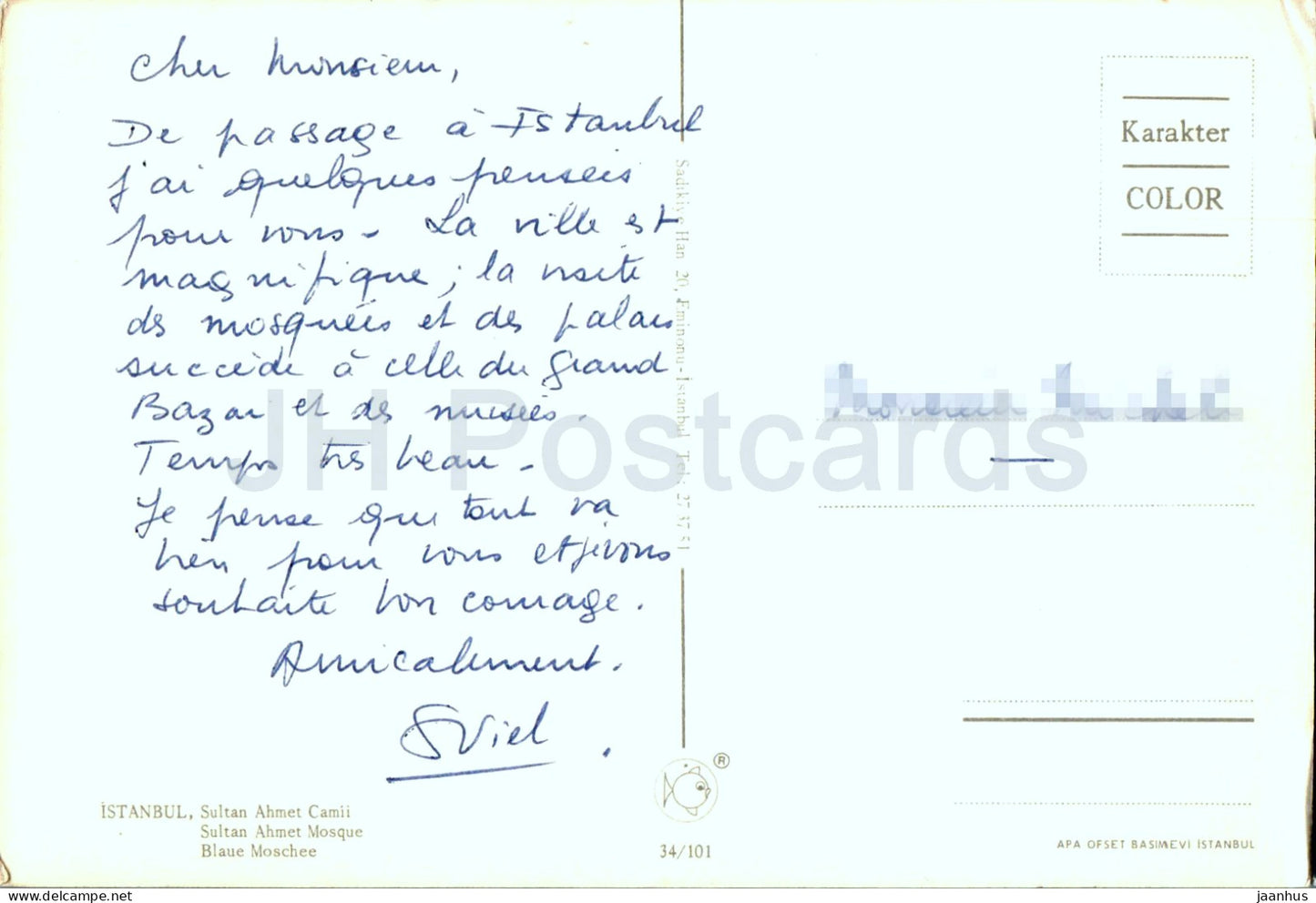 Istanbul - Sultan Ahmet Mosque - 34/101 - Turkey - used