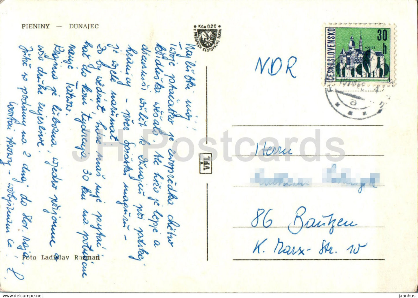 Pieniny - Dunajec - 1968 - Slovaquie - Tchécoslovaquie - occasion