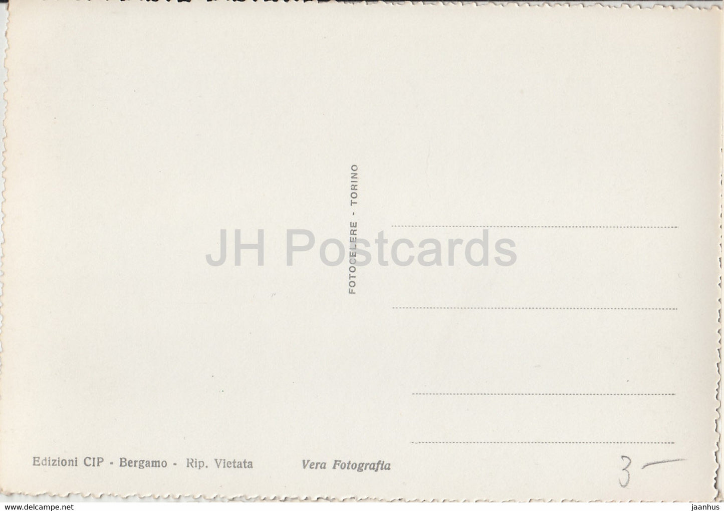 Bergamo - Citta Alta - Colle S Vigilio - Italy - unused