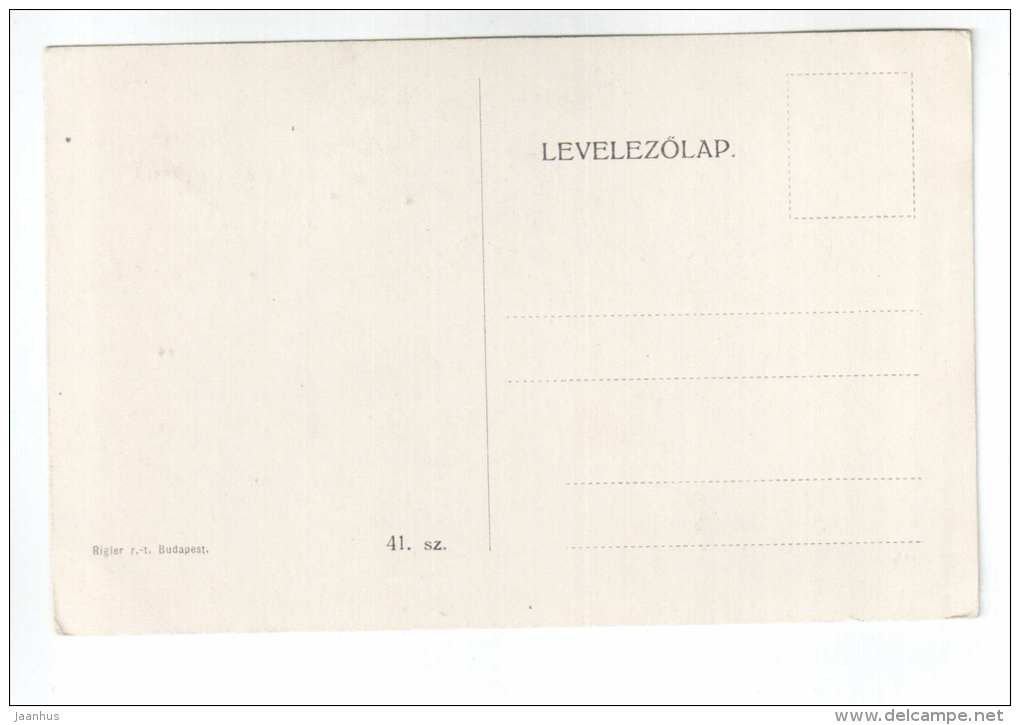 Stadtwäldchenpartie mit dem Springbrunnen - Budapest - Hungary - old postcard - unused - JH Postcards