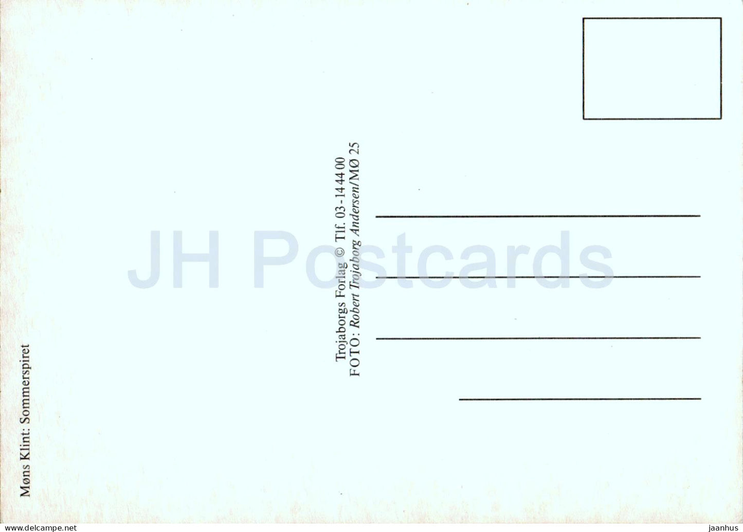 Mons Klint - Sommerspiret - MO 25 - Danemark - inutilisé