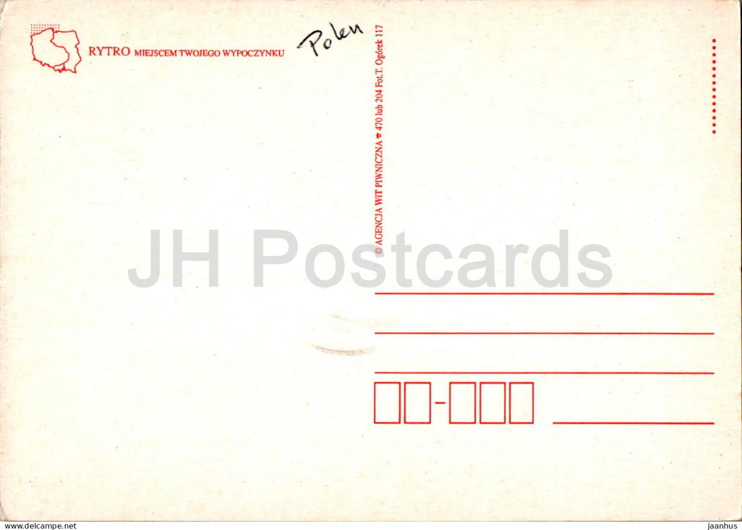 Rytro - widok ogolny - osrodek Perla Poludnia - station balnéaire - vue générale - animaux - cerfs - multivues - Pologne - inutilisé