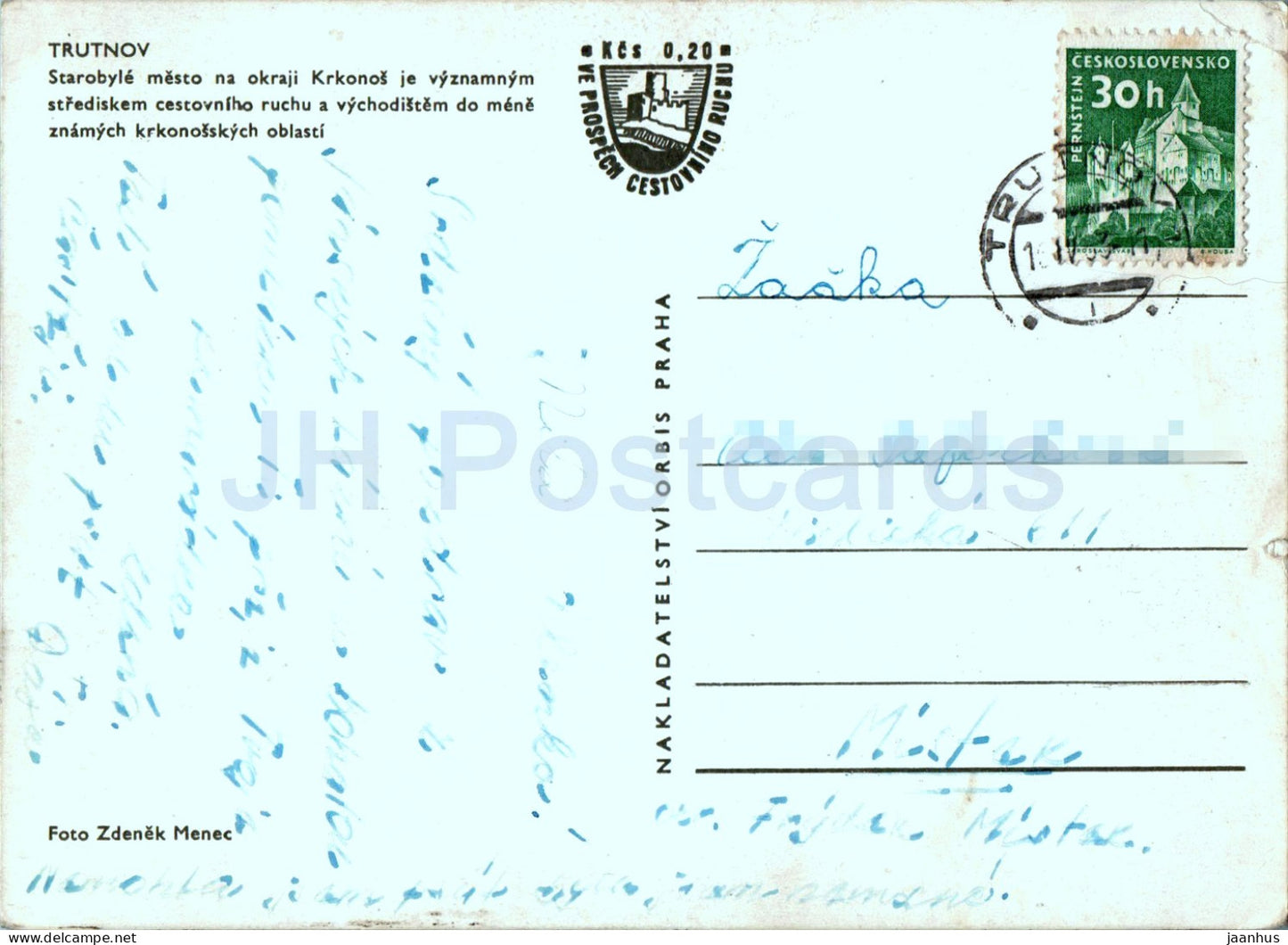 Trutnov - general view - Czech Republic - Czechoslovakia - used