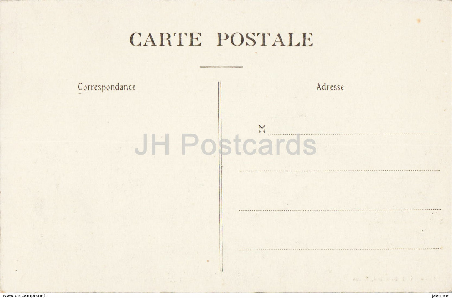 Reims - La Cathedrale - Hotel du Lion d'Or - old postcard - France - unused