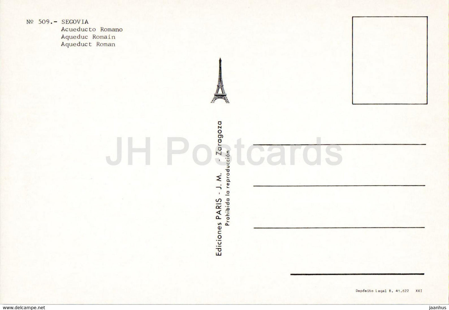 Ségovie - Acueducto romano - Aqueduc romain - monde antique - 509 - Espagne - inutilisé