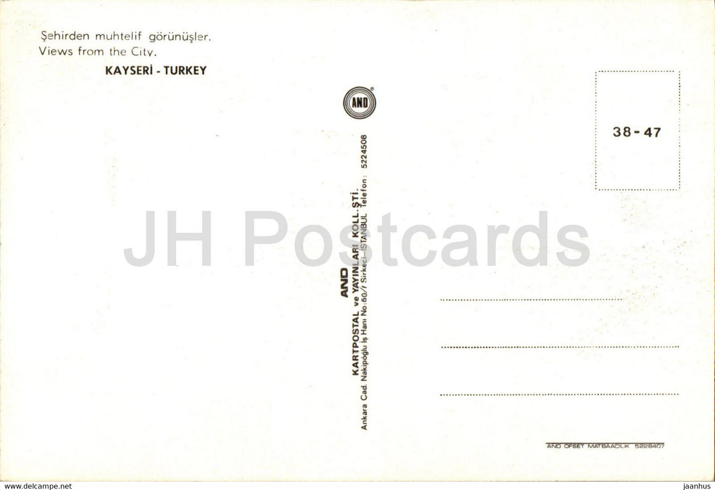 Kayseri - views from the city - multiview - 38-47 - Turkey - unused