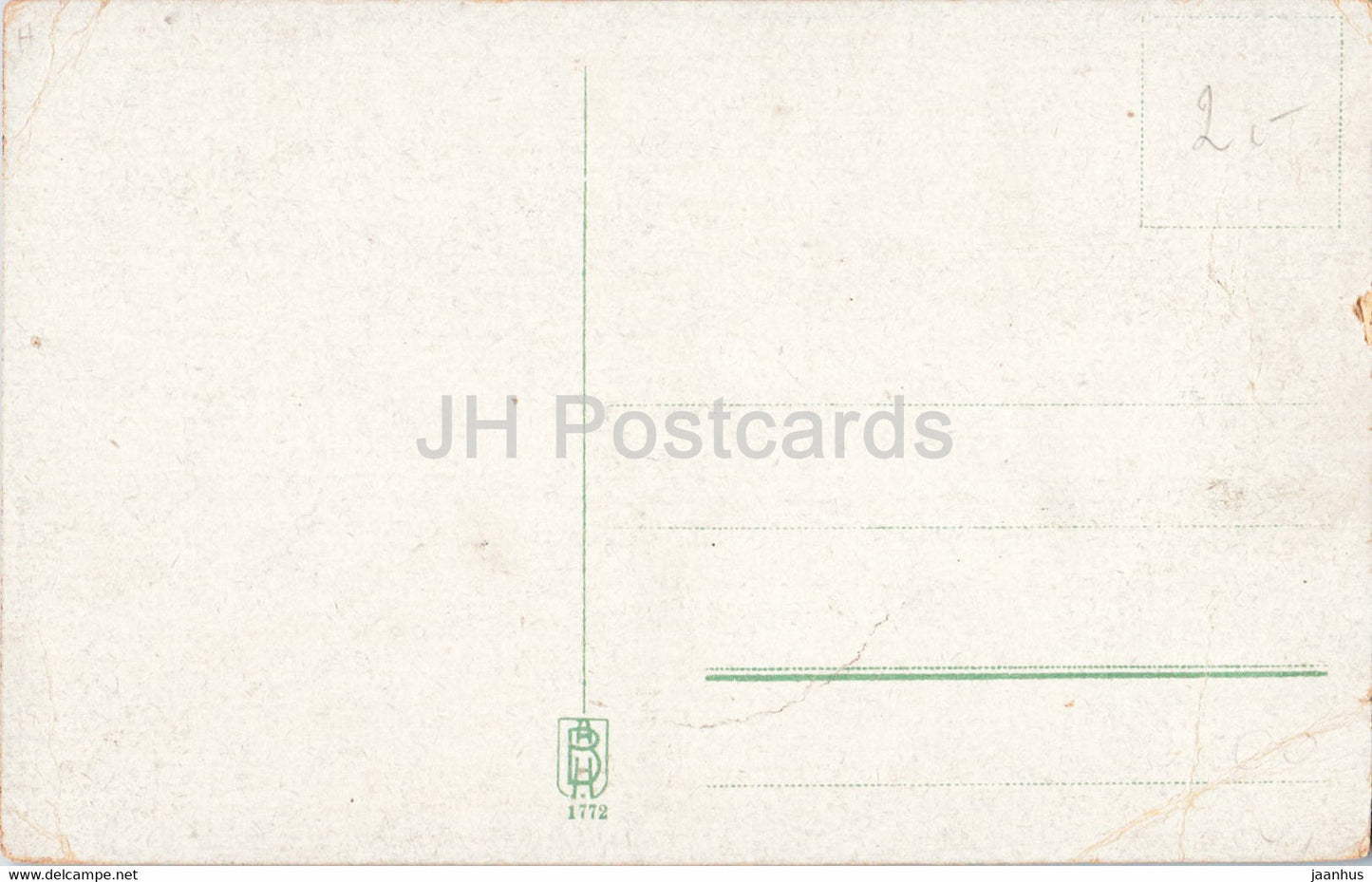 Hamburg - Hagenbecks Tierpark in Stellingen - Haupteingang - 1772 - old postcard - Germany - unused