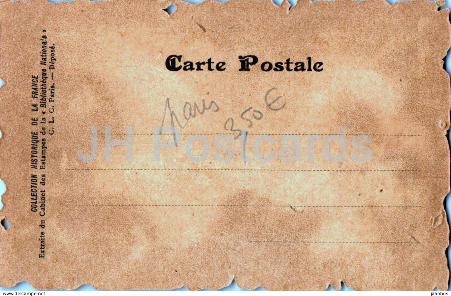 Paris - Vieux Paris - La Place de Greve en 1475 - old postcard - France - unused