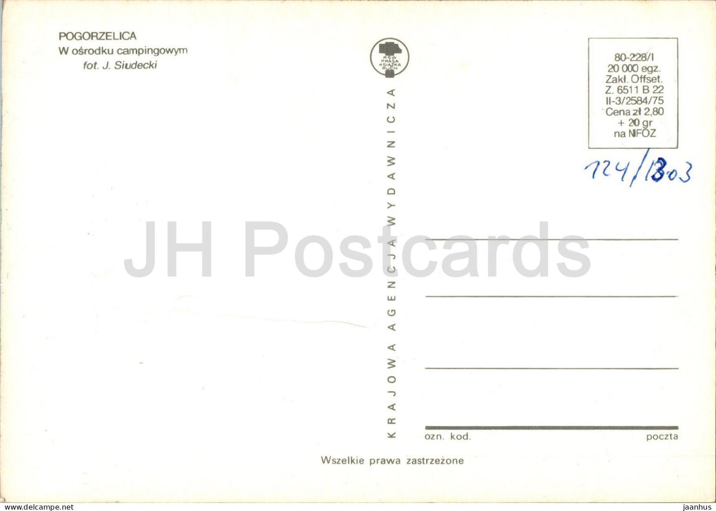 Pogorzelica - W osrodku campingowym - n the camping resort - Poland - used