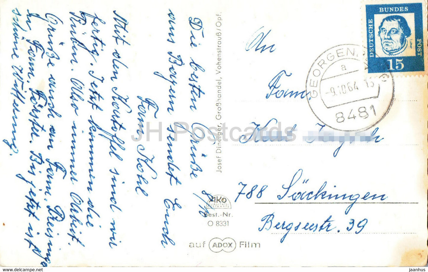 Pleystein im Oberpfalzer Wald – 1964 – Deutschland – gebraucht