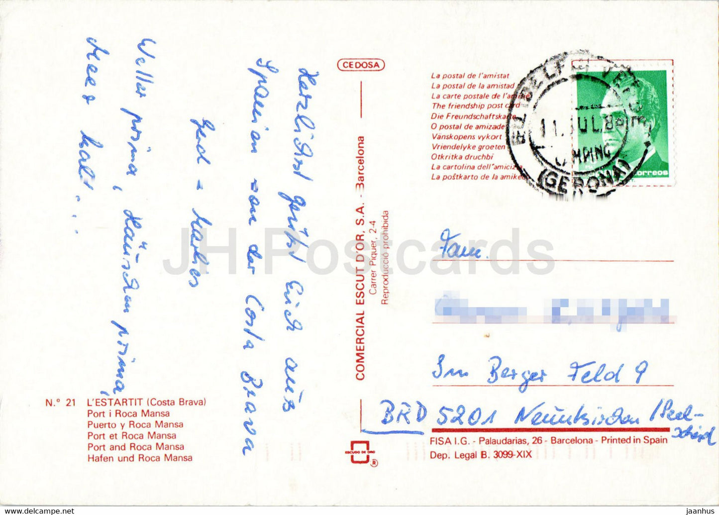 L'Estartit - Port i Roca Mansa - bateau - 21 - Espagne - occasion