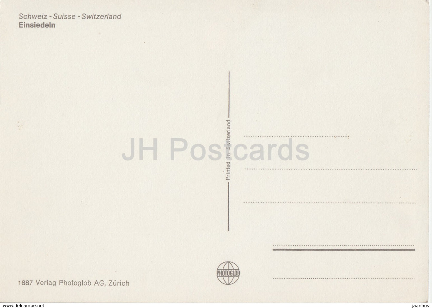 Wallfahrtsort Einsiedeln - bus - multiview - 1887 - Suisse - inutilisé