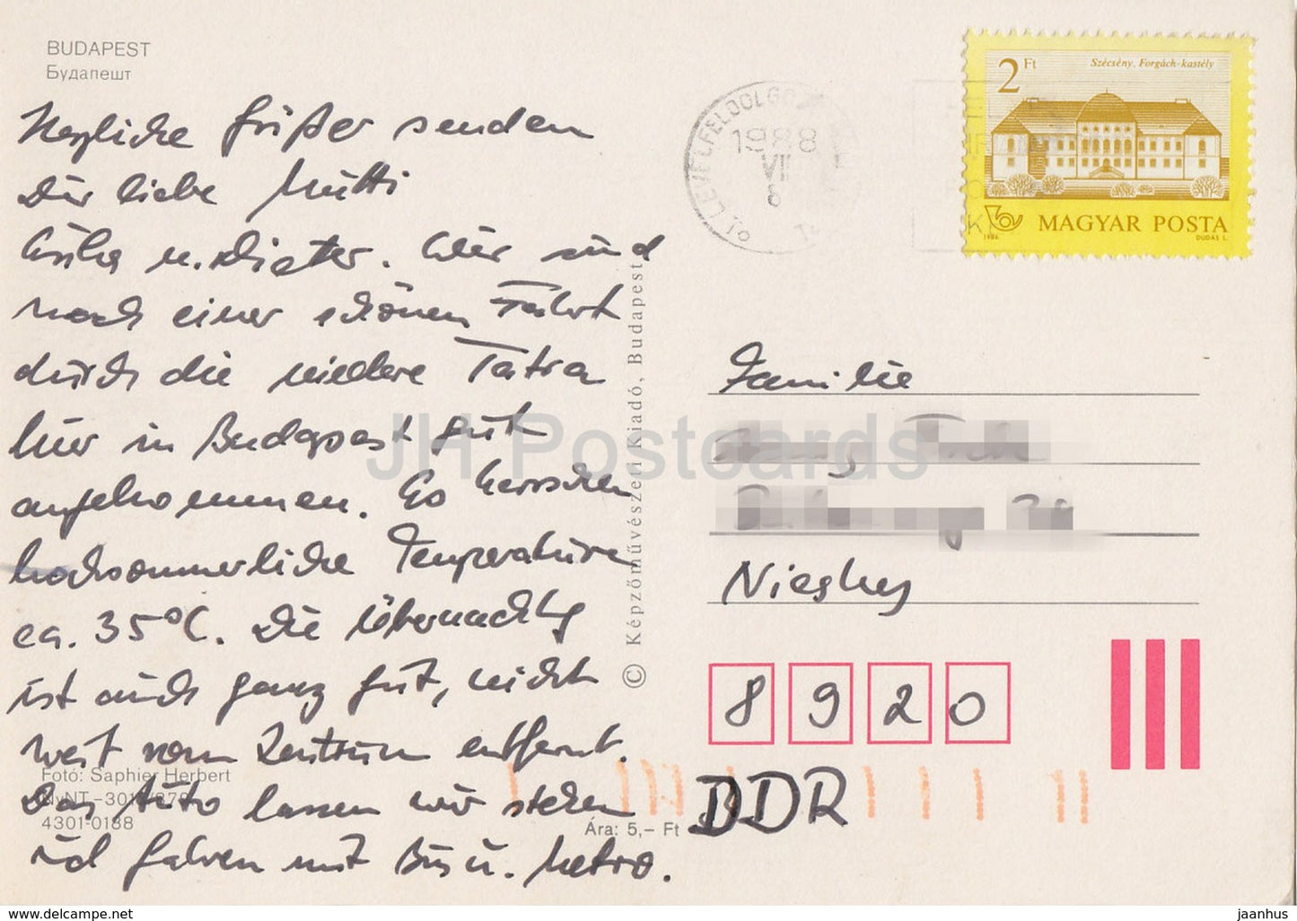 Budapest - bridge - architecture - 1988 - Hungary - used