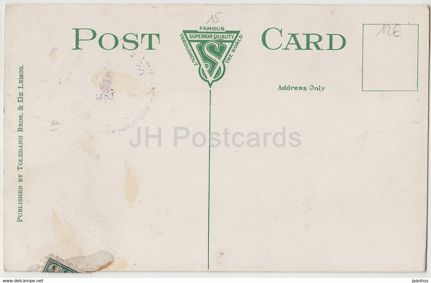 Panama – Blick nach Norden von der Gatun-Schleuse mit Blick auf den Kanalkanal zum Atlantik – alte Postkarte – Panama – unbenutzt