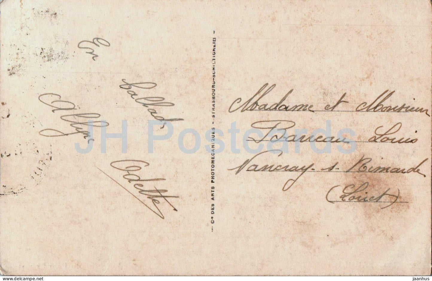 Saumur - Vue prise du Pont Cessart - 140 - alte Postkarte - 1930 - Frankreich - gebraucht