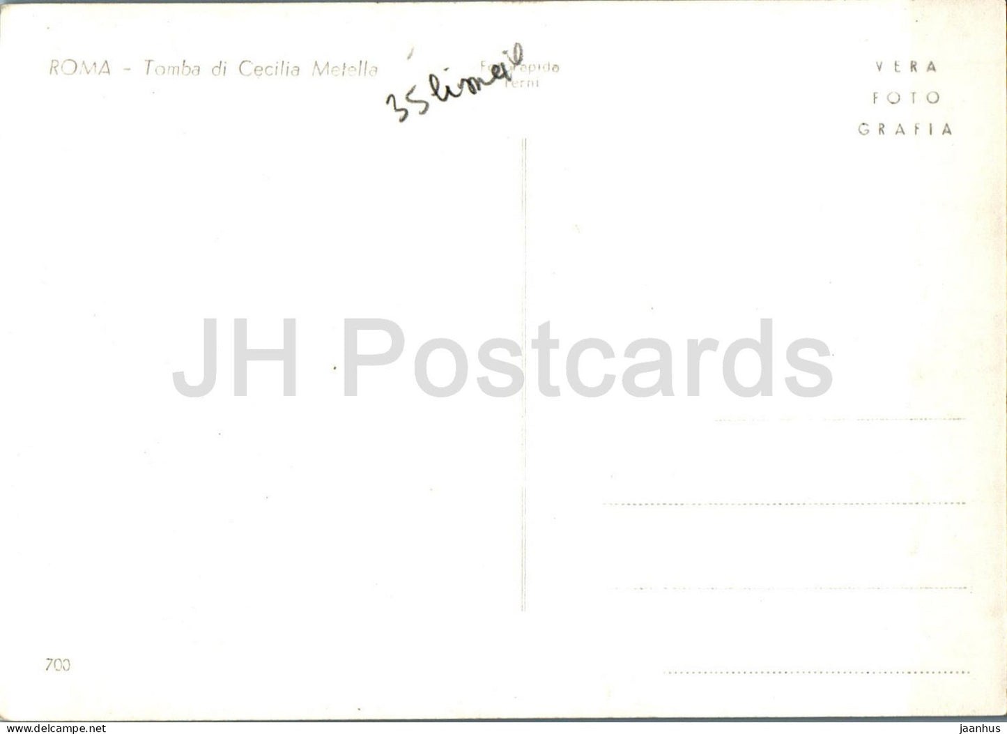 Roma - Rome - Tomba di Cecilia Metella - tombeau - monde antique - 700 - Italie - utilisé