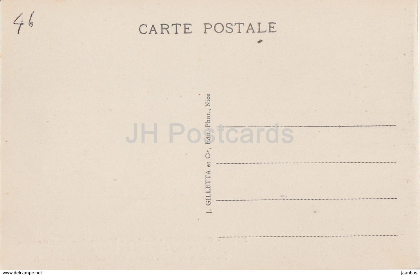 Gourdon - Excursion aux Gorges du Loup - Jardins du Vieux Chateau - Schloss - 3601 - alte Postkarte - Frankreich - unbenutzt