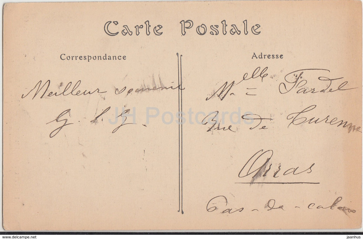 Institut de France - Abbaye de Chaalis - Medallion de Faenza - 41 - alte Postkarte - Frankreich - gebraucht