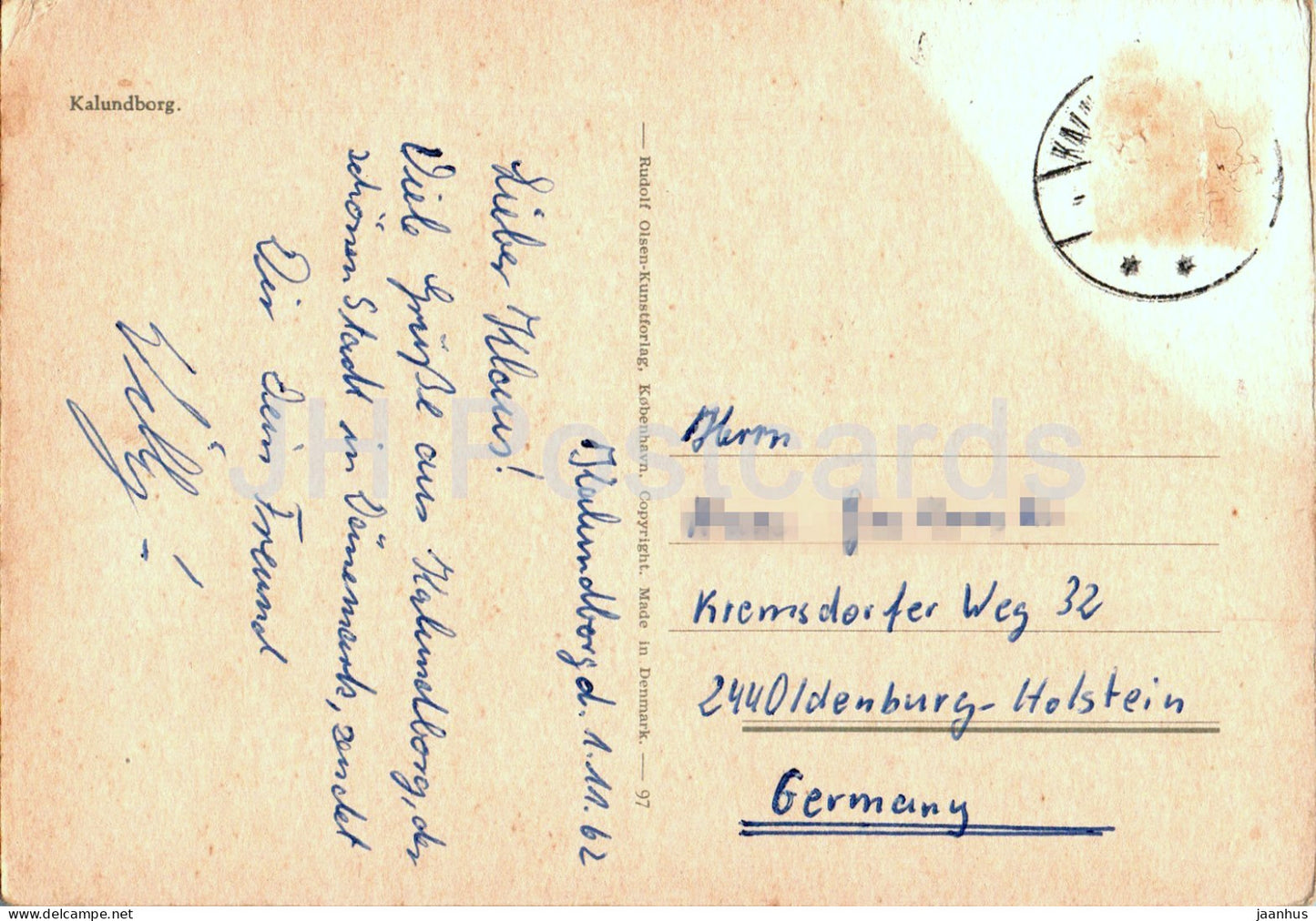 Kalundborg – Boot – 97 – 1962 – Dänemark – gebraucht