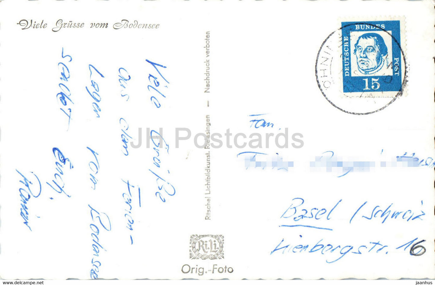 Viele Grusse vom Bodensee - sailing boat - Germany - used