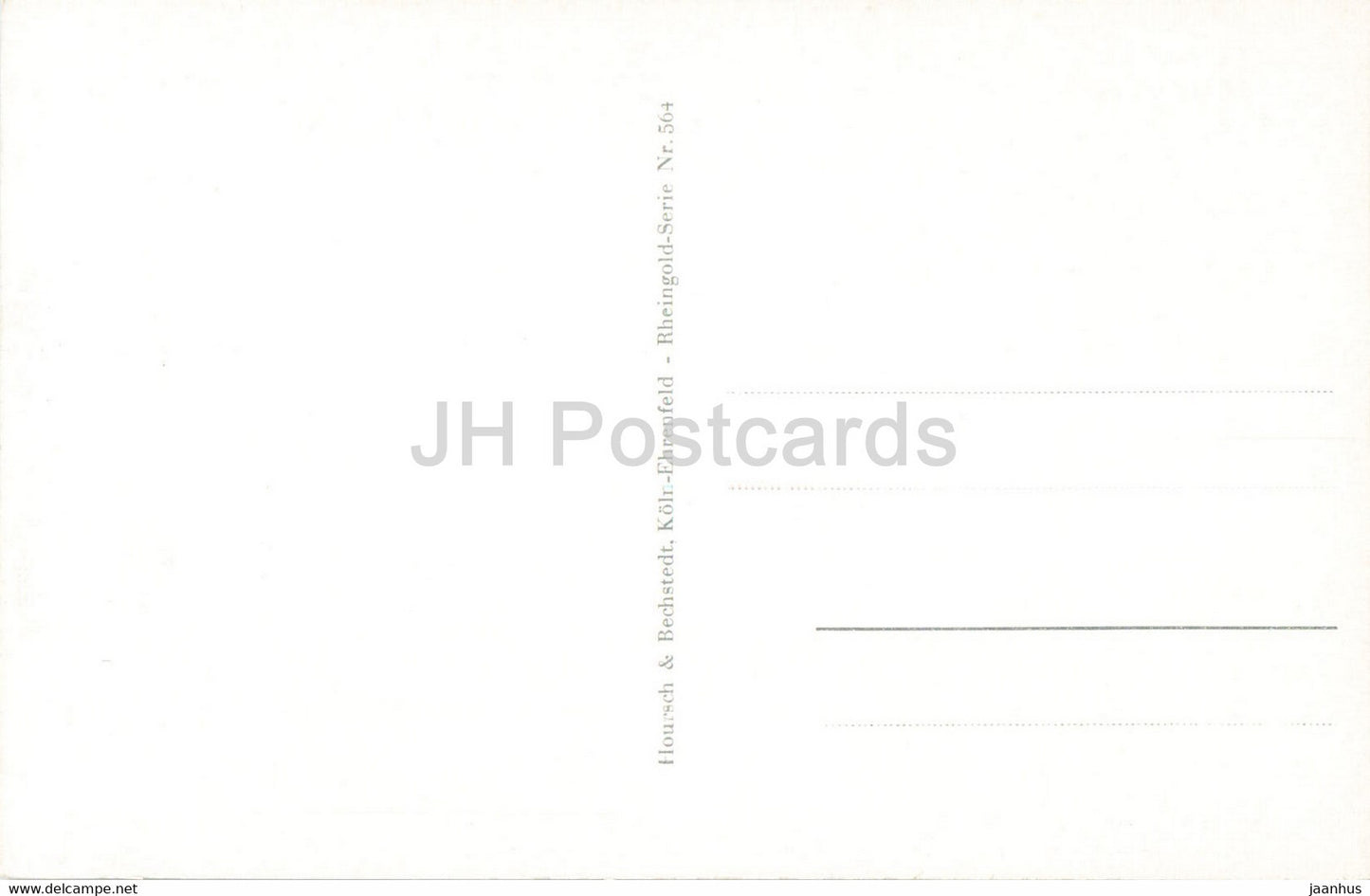 Ruine Ehrenfels - Mauseturm und Bingen - old postcard - Germany - unused