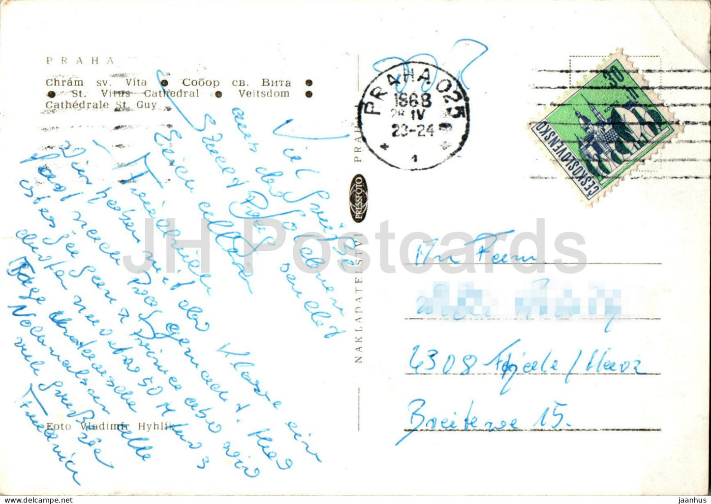 Praha - Prague - Chram Sv Vita - Cathédrale Saint-Guy - 1968 - République Tchèque - Tchécoslovaquie - occasion