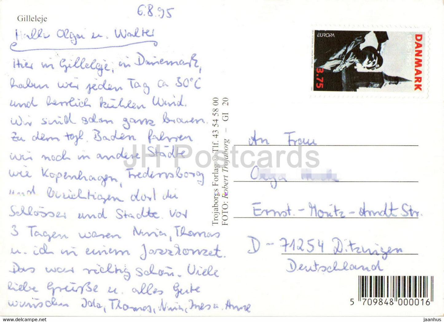 Gilleleje - town views - multiview - 1995 - Denmark - used