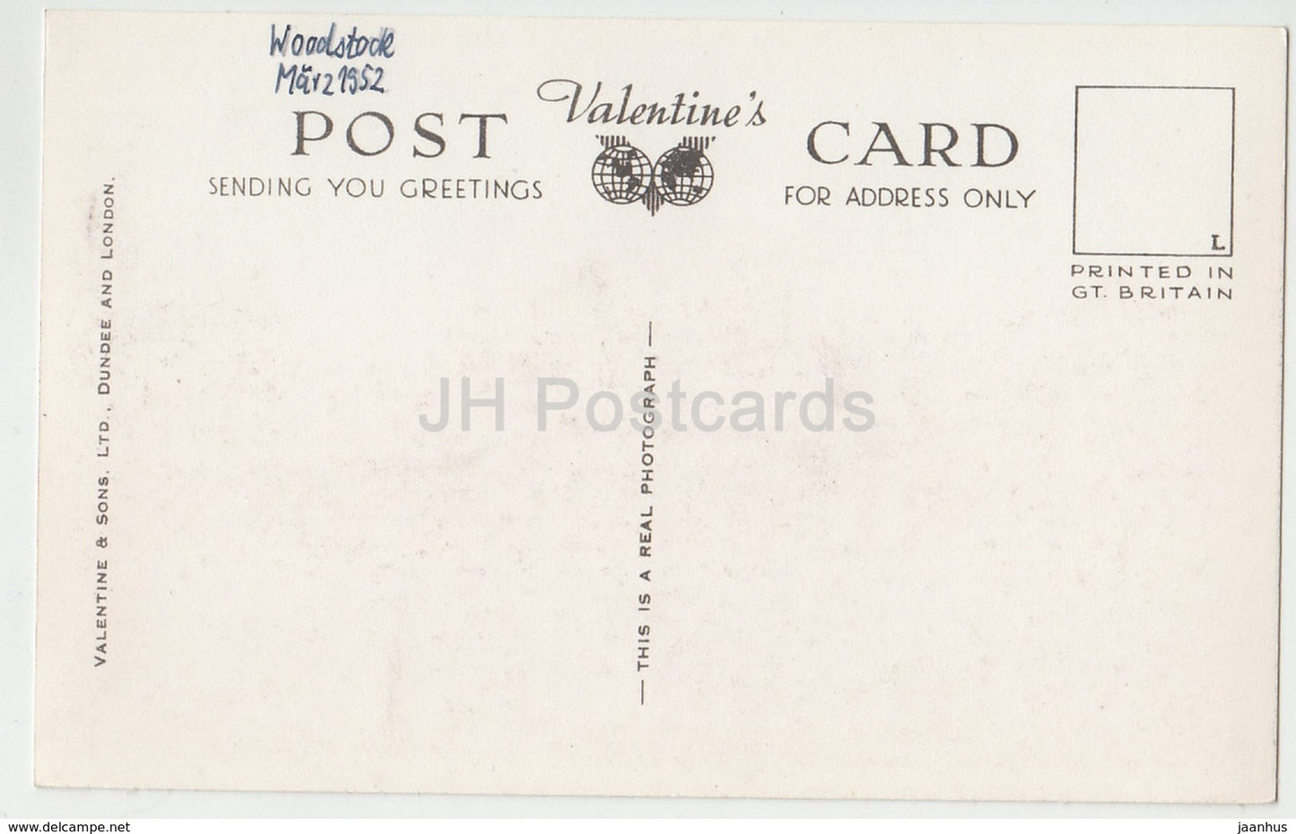 Blenheim – The Great Court – Blenheim Palace – H.8862 – 1952 – Vereinigtes Königreich – England – gebraucht