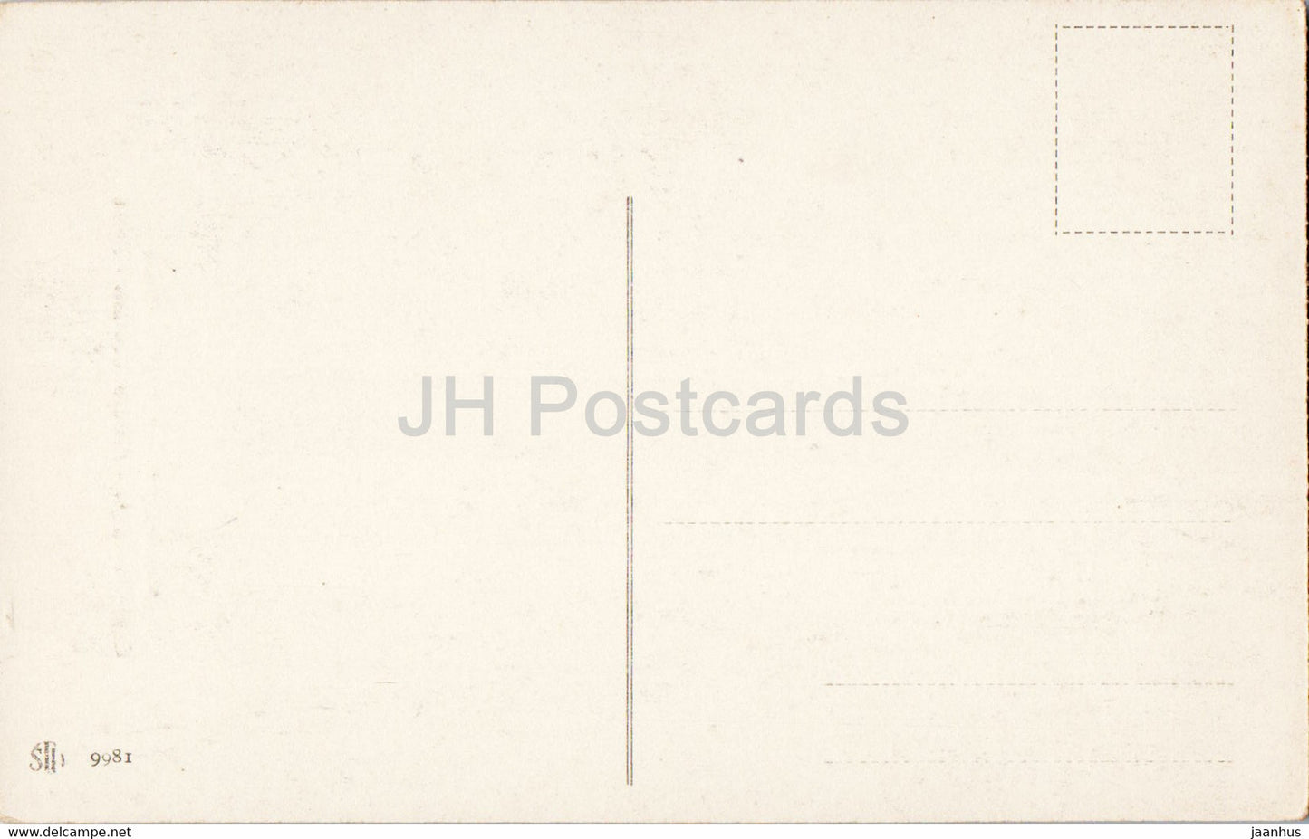 Roma - Michelangiolo - Il Profeta Giona - Cappella Sistina - Palazzo Vaticano - 9981 - old postcard - Italy - unused