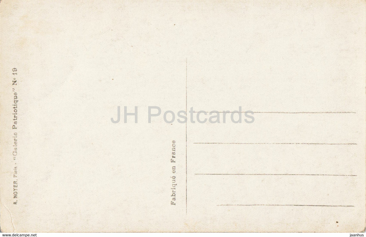 Sainte Genevieve Rend la Confiance et le Calme - painting - french art - 19 - old postcard - France - unused