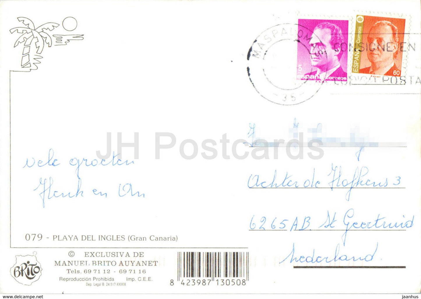 Playa del Ingles - Gran Canaria - plage - 079 - Espagne - occasion