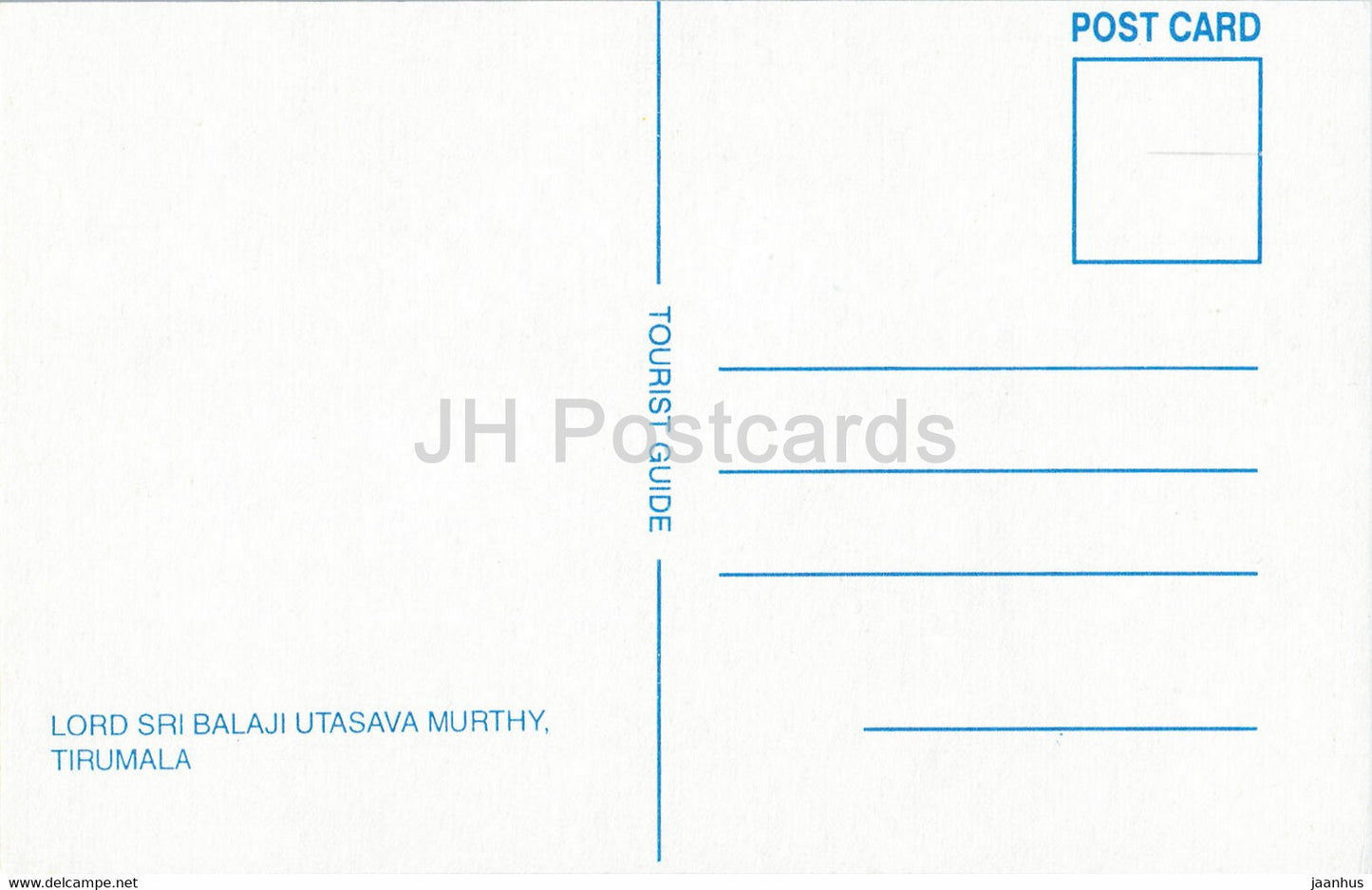 Tirumala – Lord Sri Balaji Utasava Murthy – Indien – unbenutzt