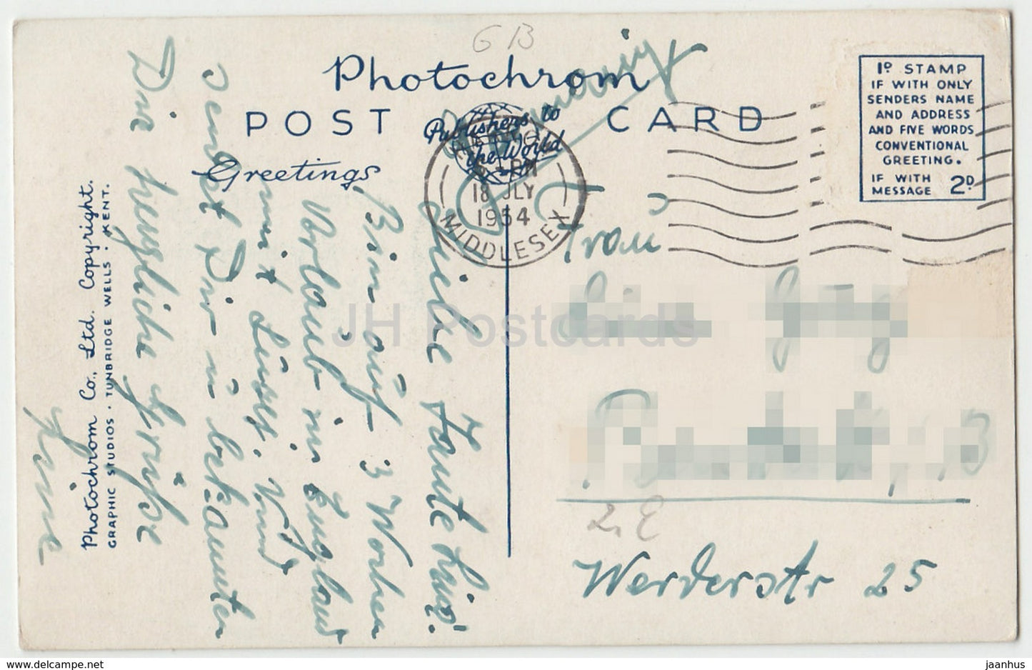 London – Bank of England & Royal Exchange – Bus – Auto – 1954 – Vereinigtes Königreich – England – gebraucht