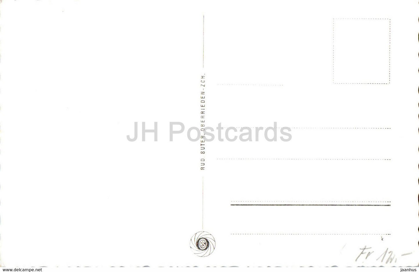 Goscheneralp mit Dammagletscher - 7568 - carte postale ancienne - Suisse - inutilisée